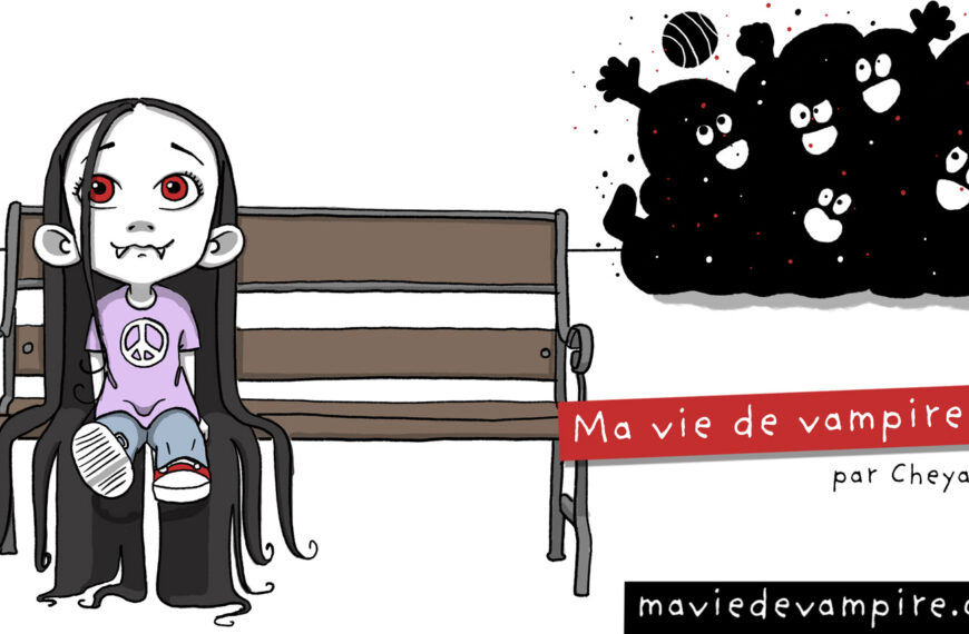 Harcèlement scolaire : Dessin - Illustration de Zabeth qui est assise toute seule. Elle n'a pas d'amis à l'école parce qu'elle est différente.